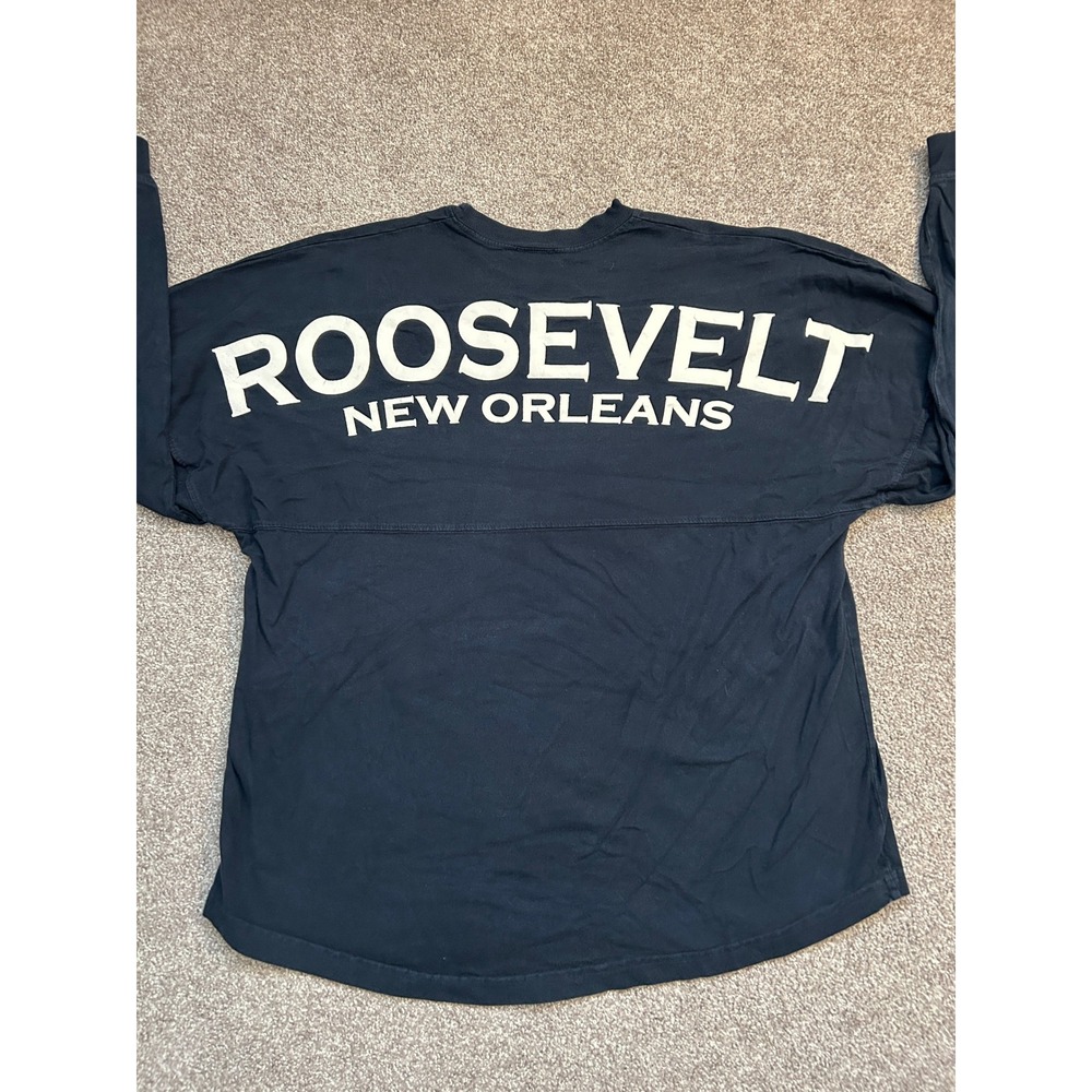 Spirit Jersey Roosevelt New Orleans Shirt XL Black Excellent Fleur De Lis
